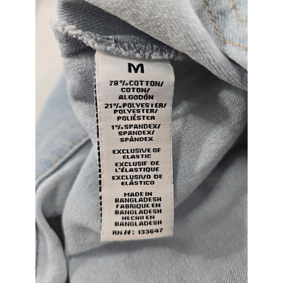 Y2K Rockabilly Grunge Cap Sleeve Boilersuit Shorts Romper Denim Stretch Womens M - Picture 6 of 7